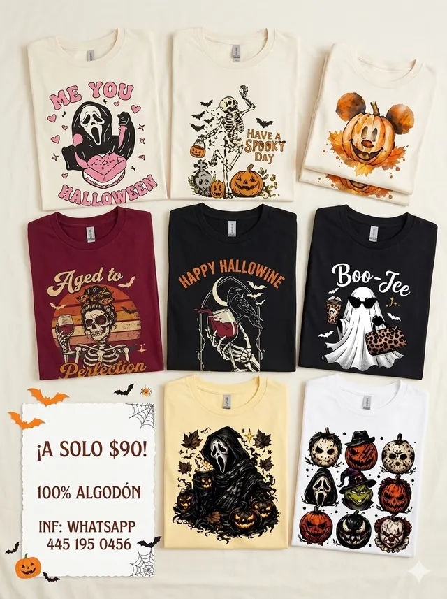 Playeras  halowen 